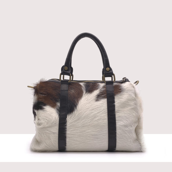 ALOFI - Bauletto in cavallino e vera pelle