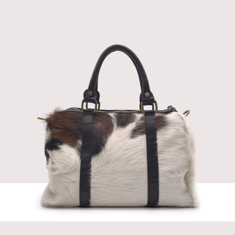 ALOFI - Bauletto in cavallino e vera pelle