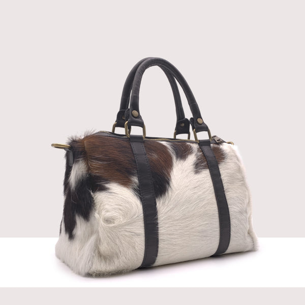 ALOFI - Bauletto in cavallino e vera pelle