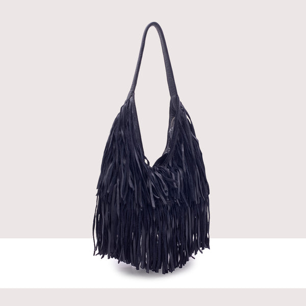 AMSTERDAM - Borsa in vera pelle lavorazione vintage