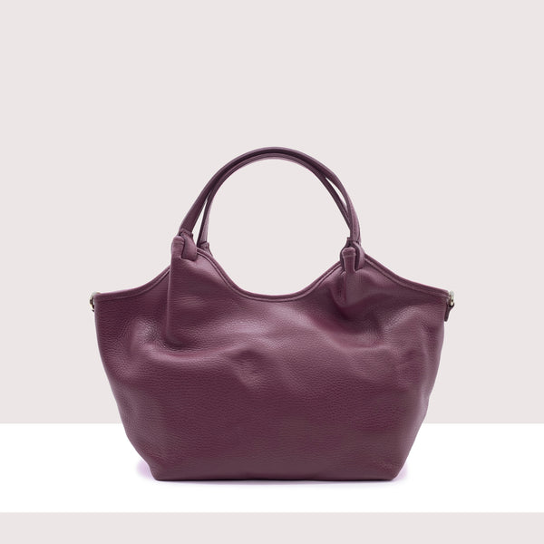 ASTANA MINI - Shopping bag in vera pelle