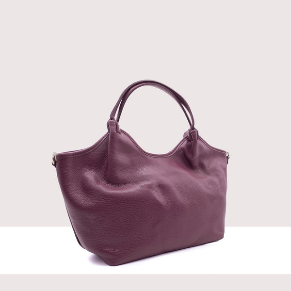 ASTANA MINI - Shopping bag in vera pelle