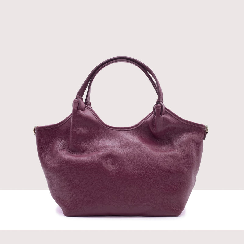 ASTANA MINI - Shopping bag in vera pelle