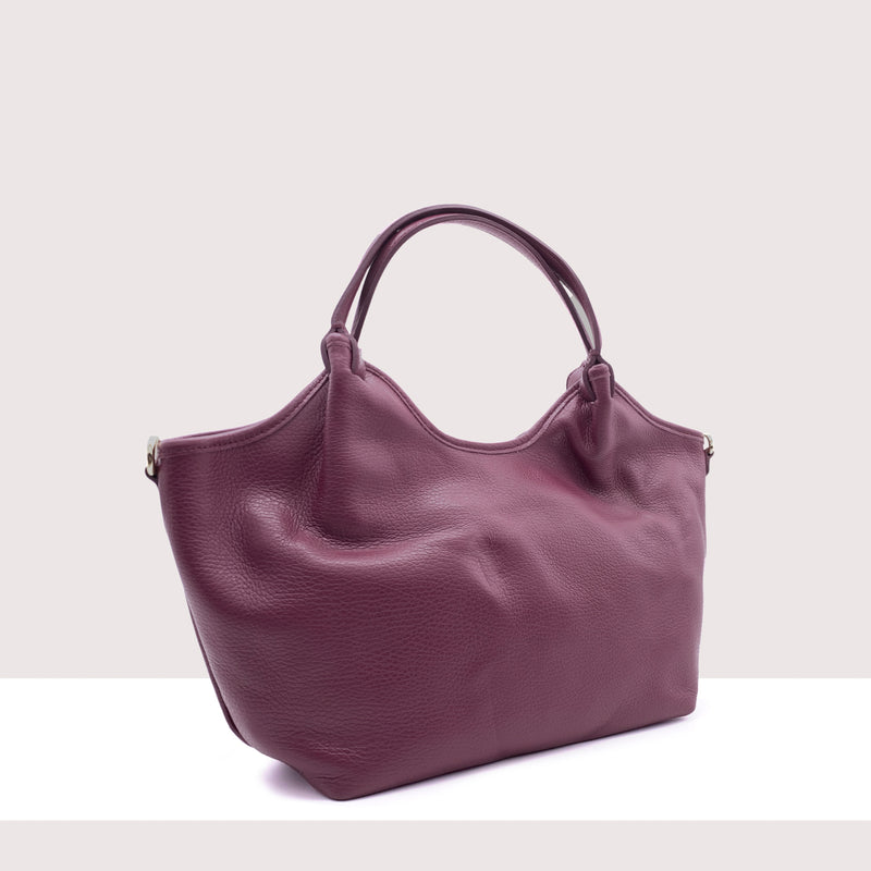 ASTANA MINI - Shopping bag in vera pelle