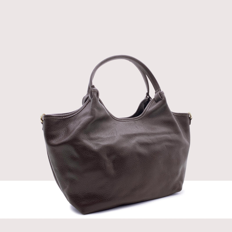 ASTANA MINI - Shopping bag in vera pelle