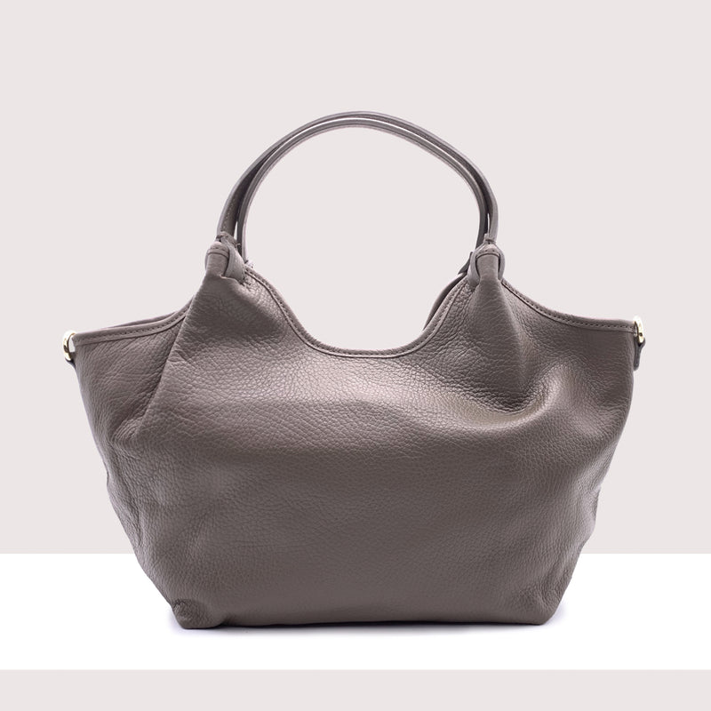 ASTANA - Shopping bag in vera pelle