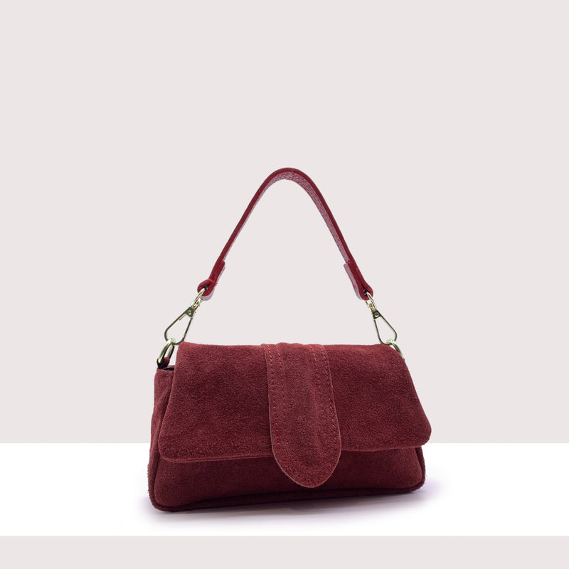 BAKU - Mini bag in vero camoscio