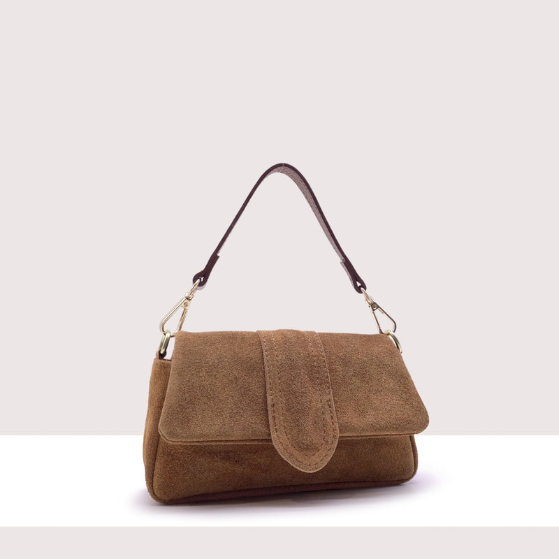 BAKU - Mini bag in vero camoscio