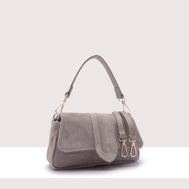 BAKU - Mini bag in vero camoscio