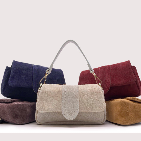 BAKU - Mini bag in vero camoscio