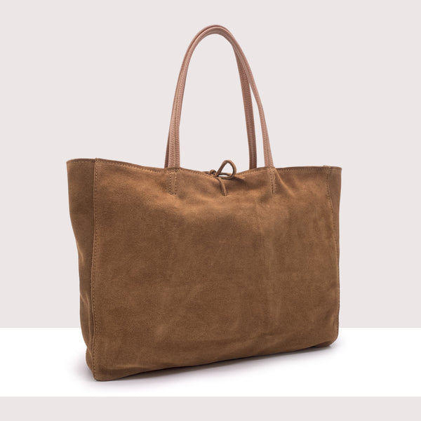 BRATISLAVA - Shopping bag in vero camoscio