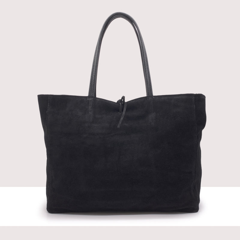 BRATISLAVA - Shopping bag in vero camoscio