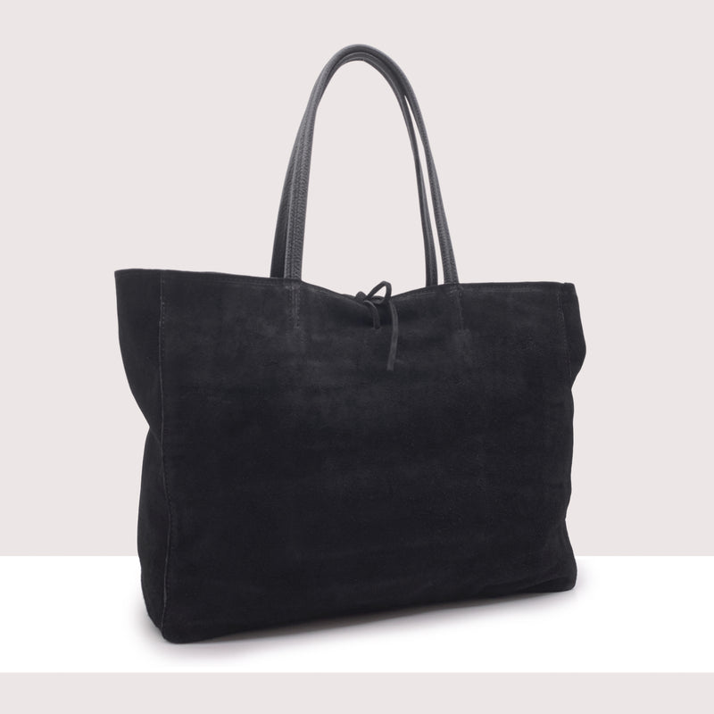 BRATISLAVA - Shopping bag in vero camoscio