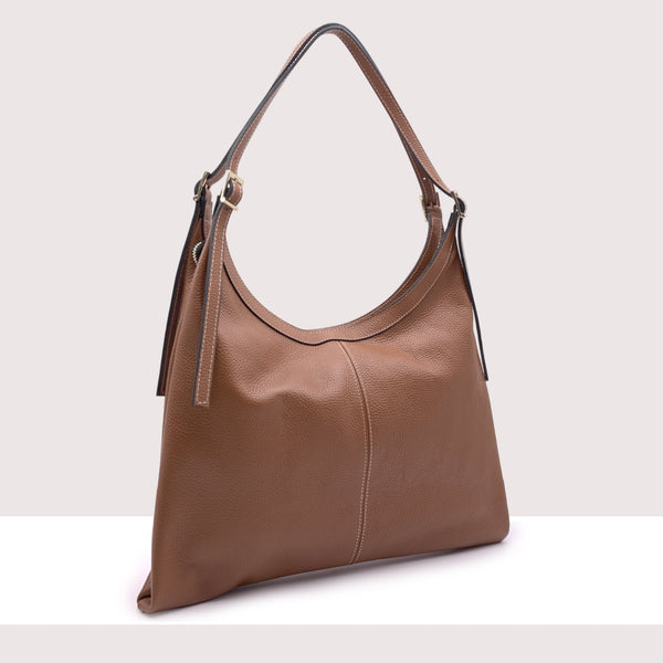 BREMA - Shopping bag in vera pelle