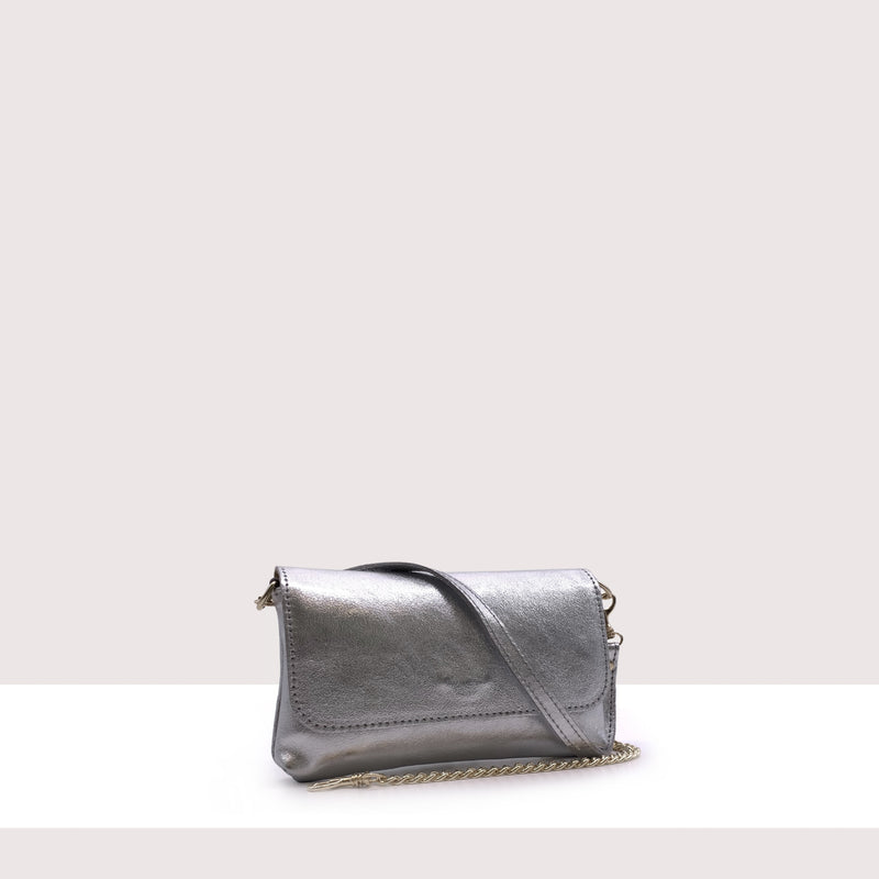 BRIGHTON - Mini bag in vera pelle laminata