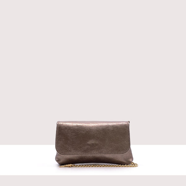 BRIGHTON - Mini bag in vera pelle laminata
