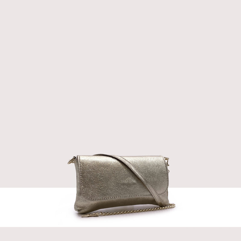 BRIGHTON - Mini bag in vera pelle laminata
