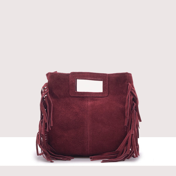 BRISTOL - Mini bag in vero camoscio