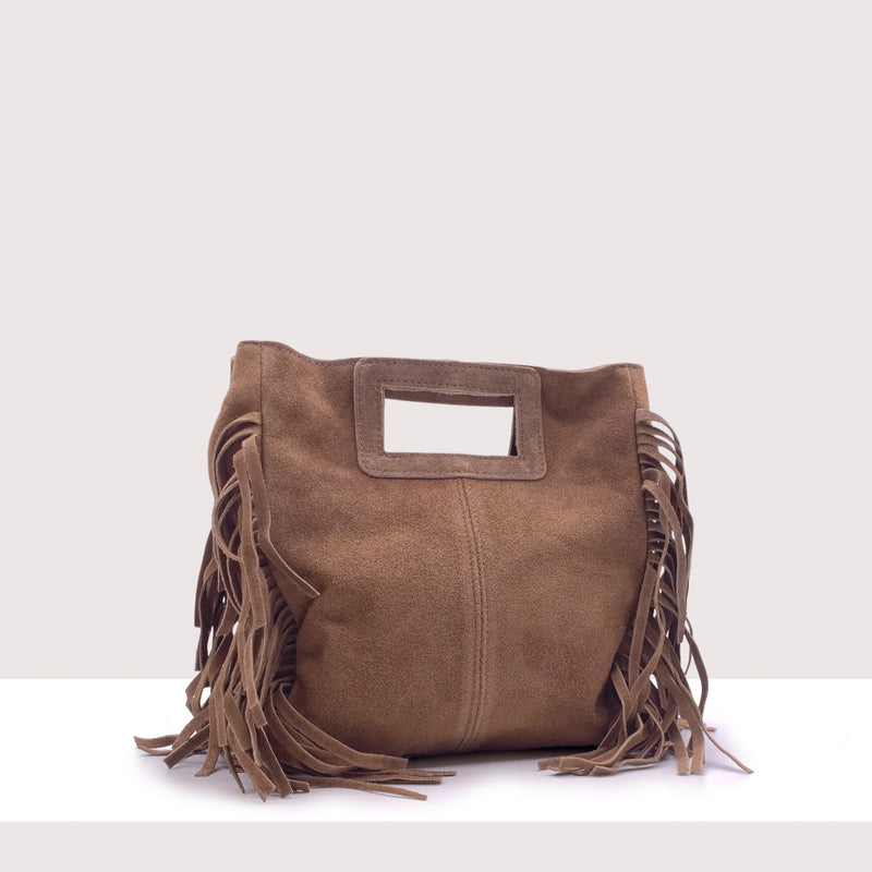 BRISTOL - Mini bag in vero camoscio