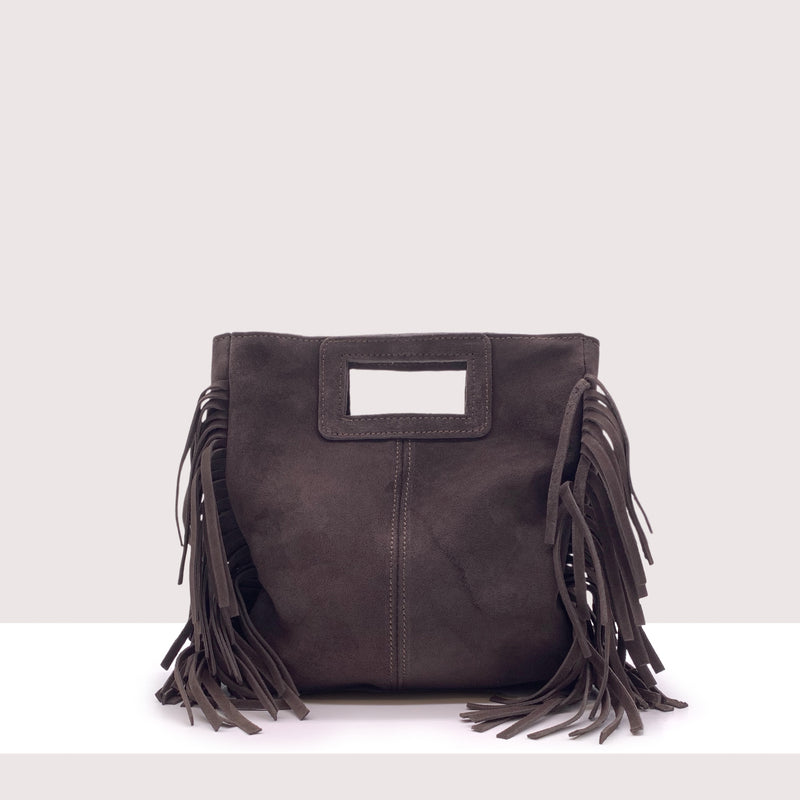 BRISTOL - Mini bag in vero camoscio