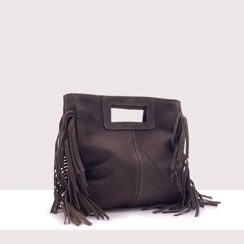 BRISTOL - Mini bag in vero camoscio