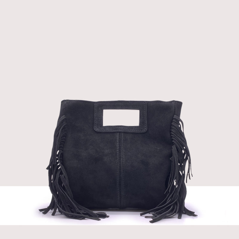 BRISTOL - Mini bag in vero camoscio