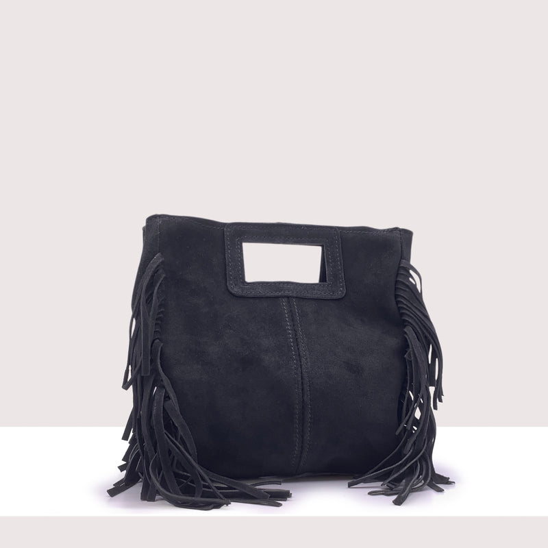 BRISTOL - Mini bag in vero camoscio