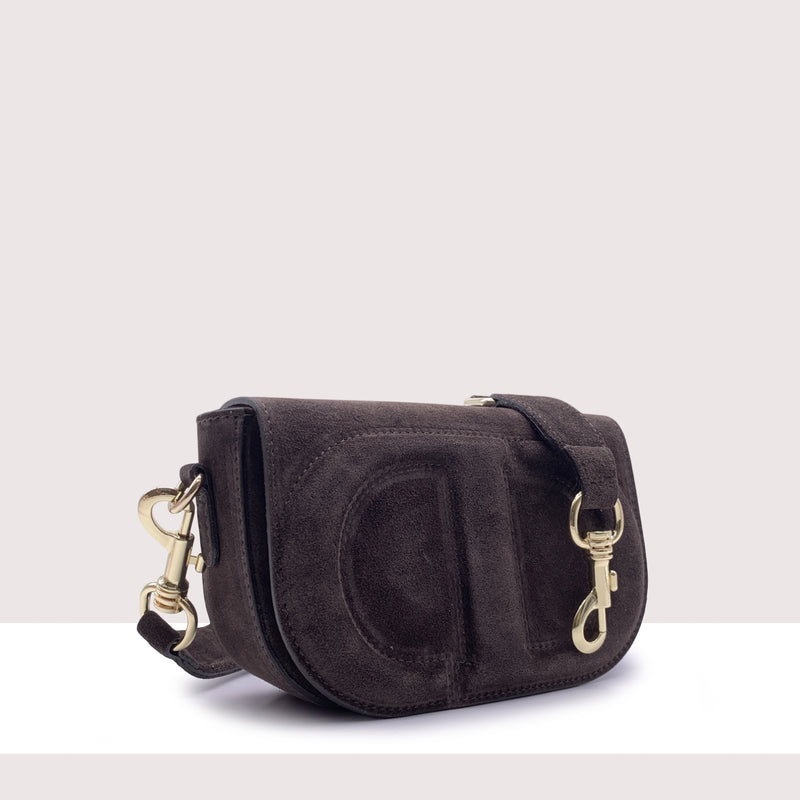 CANBERRA - Mini bag in vero camoscio