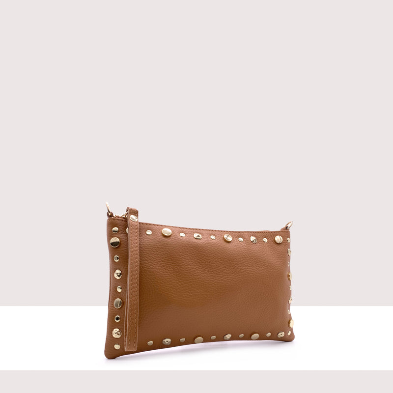 CANNES MINI - Pochette in vera pelle