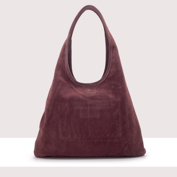 DACCA - Shopping bag in vero camoscio