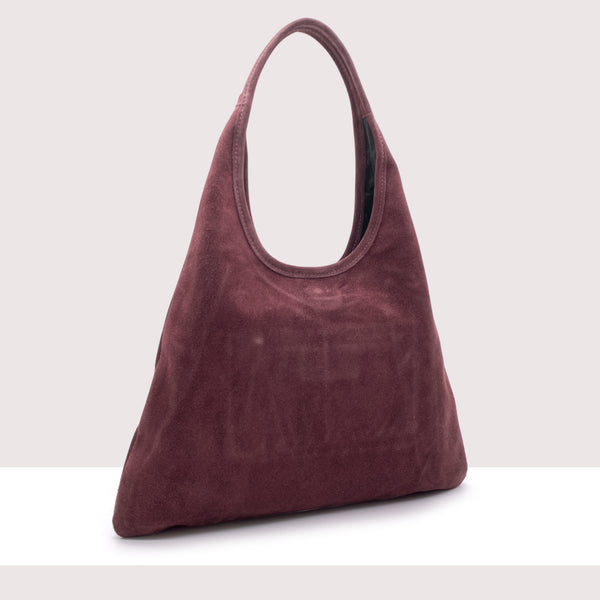 DACCA - Shopping bag in vero camoscio