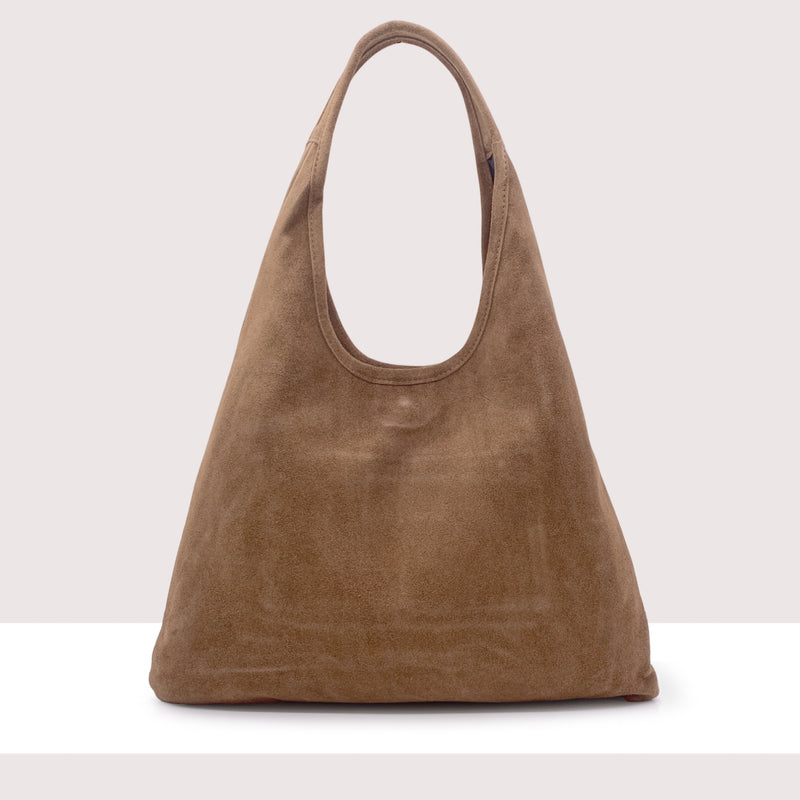 DACCA - Shopping bag in vero camoscio
