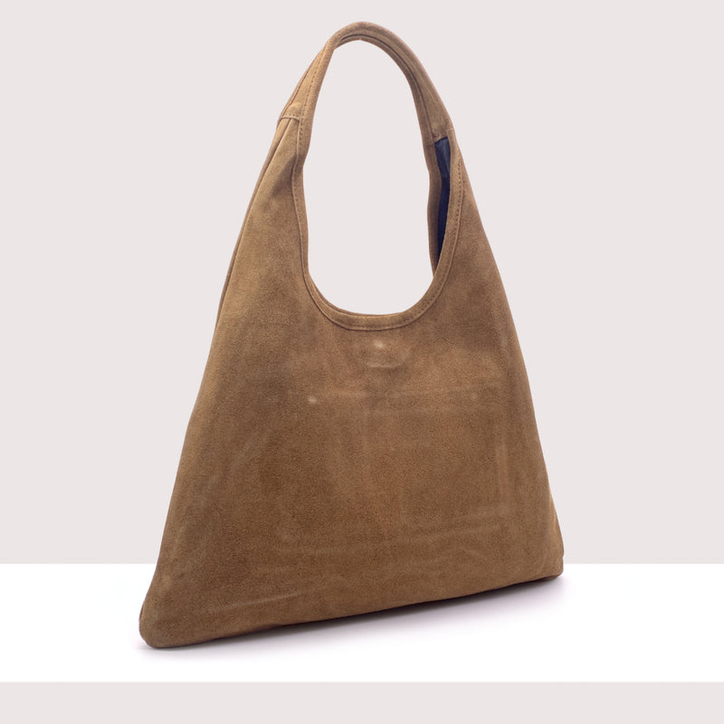 DACCA - Shopping bag in vero camoscio