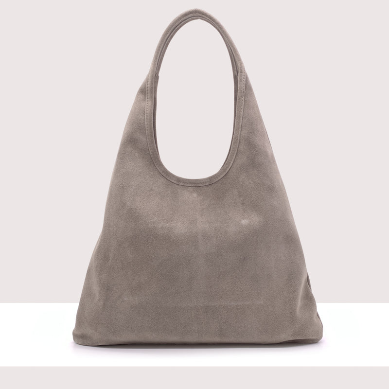 DACCA - Shopping bag in vero camoscio