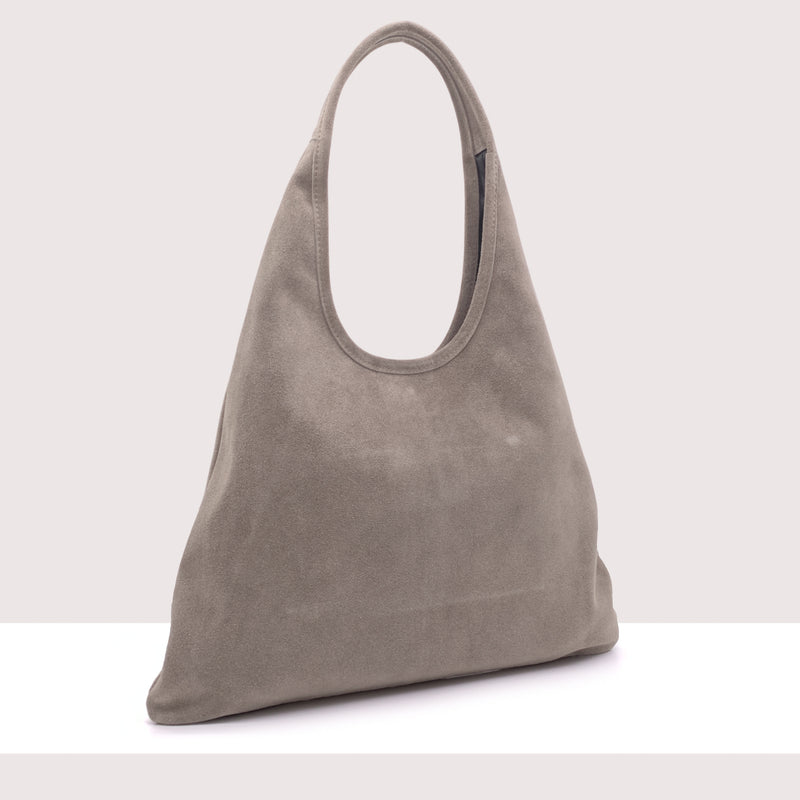 DACCA - Shopping bag in vero camoscio
