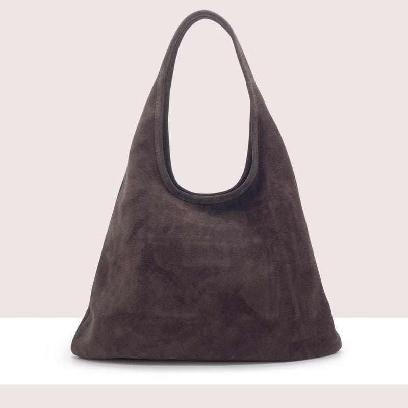 DACCA - Shopping bag in vero camoscio