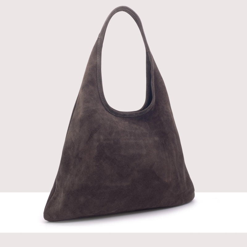DACCA - Shopping bag in vero camoscio