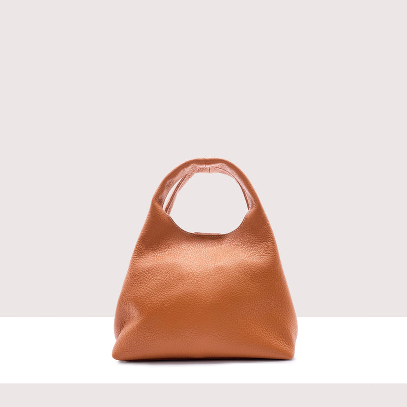 DALLAS - MINI Shopping bag in vera pelle