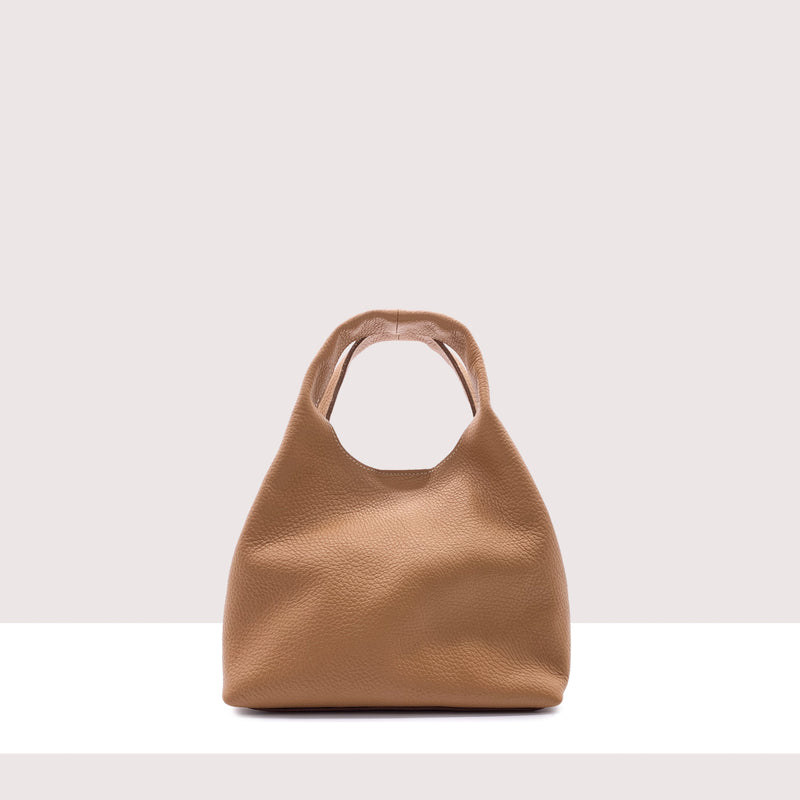 DALLAS - MINI Shopping bag in vera pelle