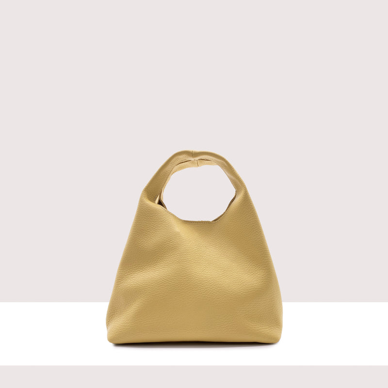 DALLAS - MINI Shopping bag in vera pelle