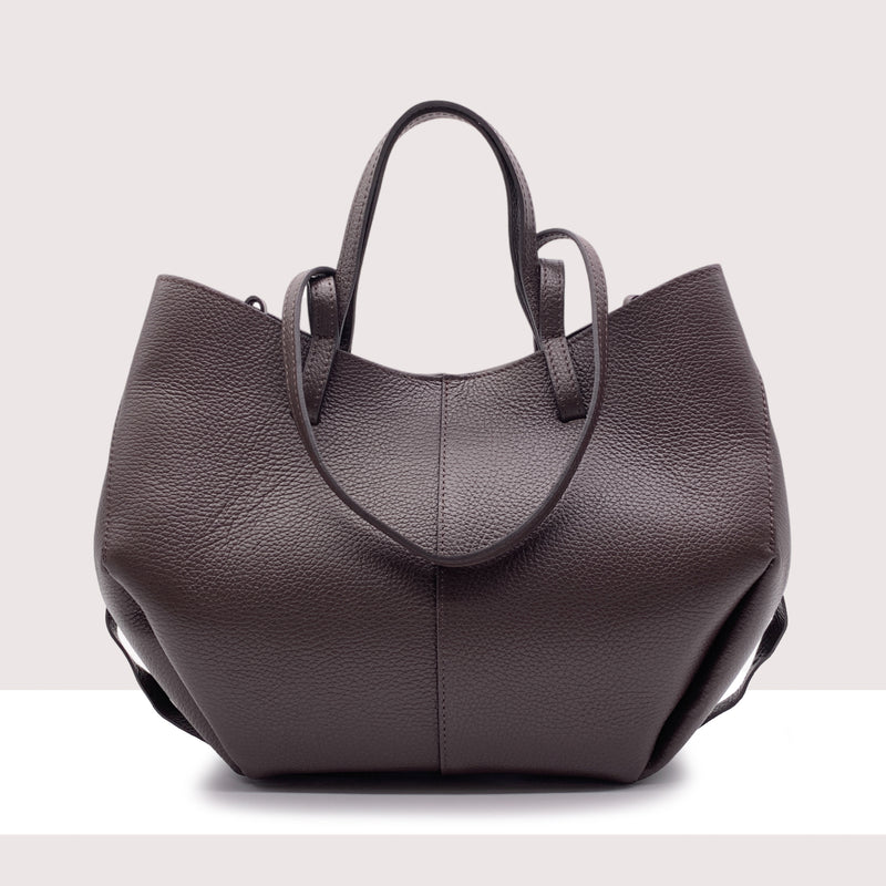 DETROIT - Shopping bag in vera pelle