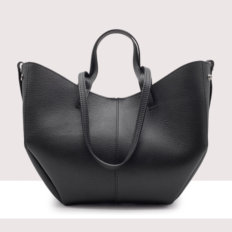 DETROIT - Shopping bag in vera pelle