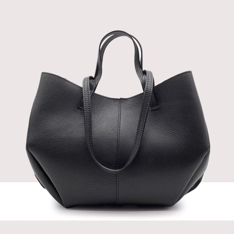 DETROIT - Shopping bag in vera pelle