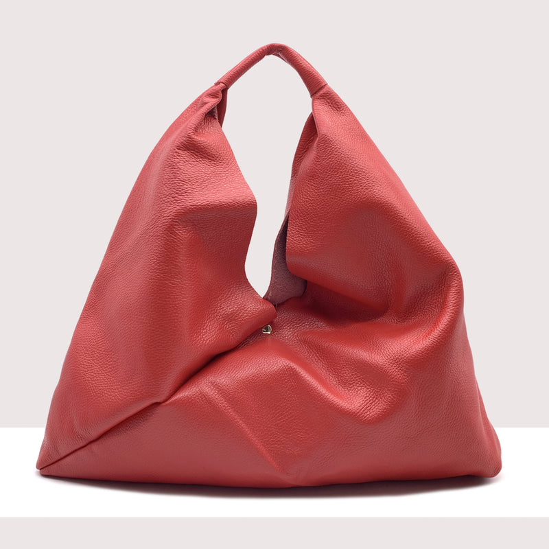 DETROIT - Shopping bag in vera pelle