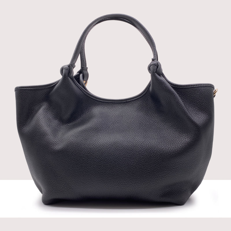 DHAKA MAXI - Shopping bag in vera pelle e cavallino