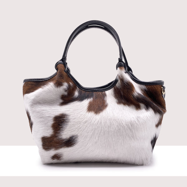 DHAKA - Shopping bag in vera pelle e cavallino