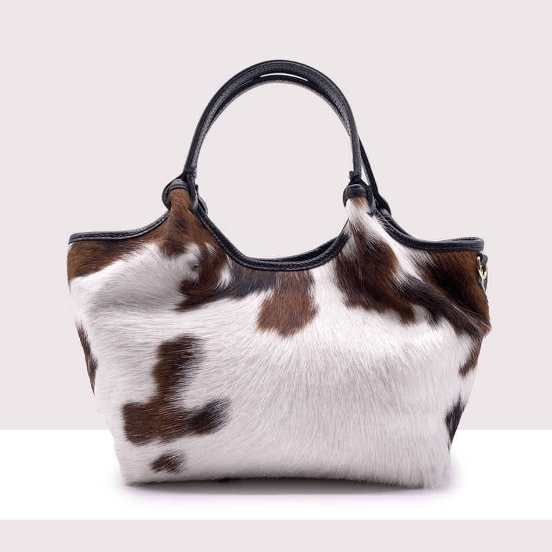 DHAKA - Shopping bag in vera pelle e cavallino