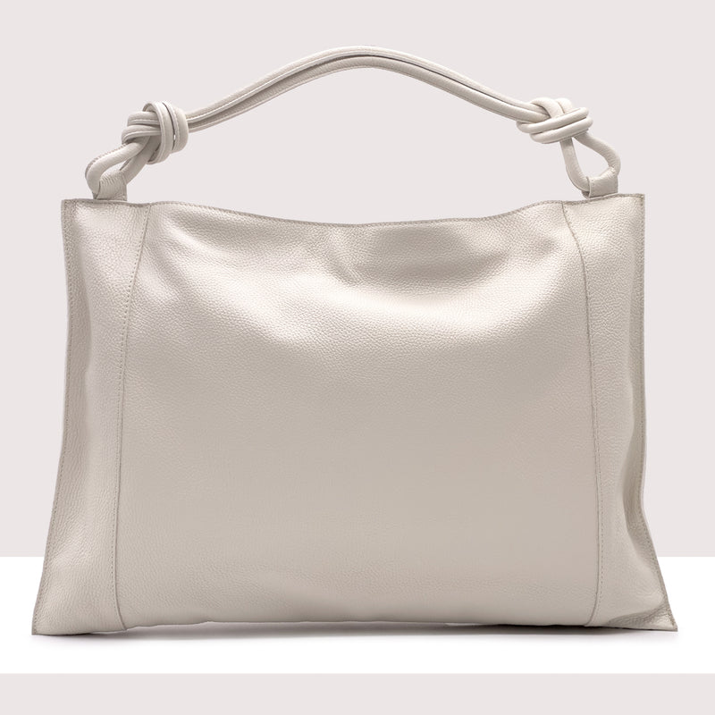 FORMENTERA - Shopping bag in vera pelle