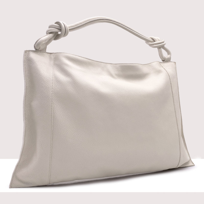 FORMENTERA - Shopping bag in vera pelle