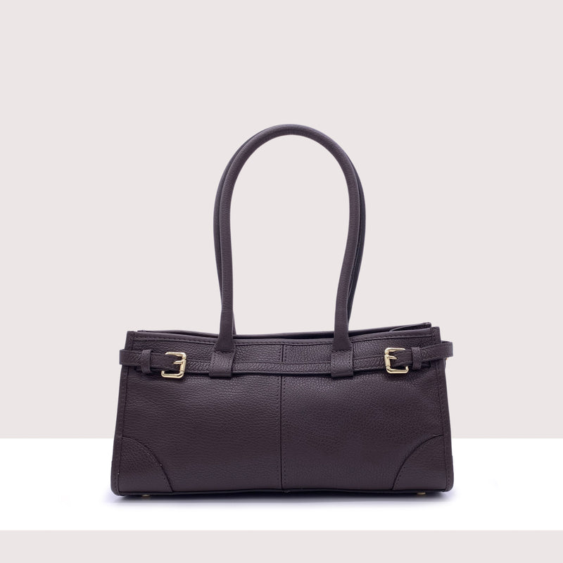 ISTANBUL - Borsa in vera pelle con manici